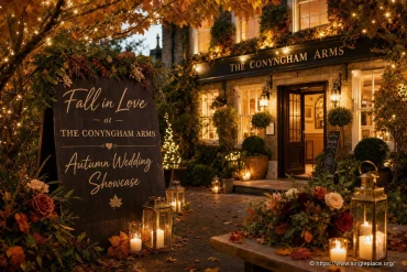 Découvrez le salon mariage automnal au conyngham arms